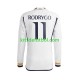 Real Madrid Rodrygo Goes 11 Hombre Camiseta de local 2023-2024 Manga Larga