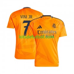 Real Madrid VINI JR 7 Hombre Camiseta de visitante 2024-2025 Manga Corta