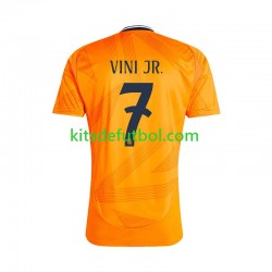 Real Madrid VINI JR 7 Hombre Camiseta de visitante 2024-2025 Manga Corta