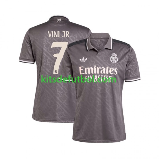 Real Madrid VINI JR 7 Hombre Camiseta alternativa 2024-2025 Manga Corta