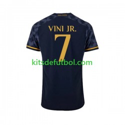 Real Madrid Vinicius Junior 7 Hombre Camiseta de visitante 2023-2024 Manga Corta