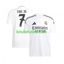 Real Madrid Vinicius Junior 7 Hombre Camiseta de local 2024-2025 Manga Corta