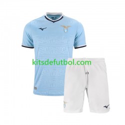 Equipación completa Niño SS Lazio Camiseta de local 2024-2025 Manga Corta