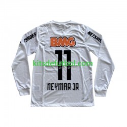 Santos FC Neymar JR 11 Retro 2011-2012 Hombre Camiseta de local Manga Larga