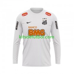 Santos FC Retro 2011-2012 Hombre Camiseta de local Manga Larga