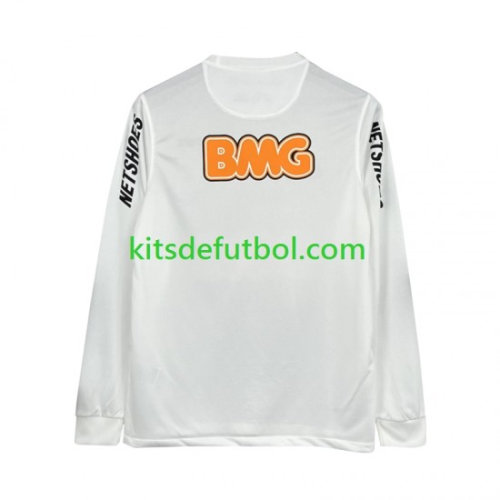 Santos FC Retro 2011-2012 Hombre Camiseta de local Manga Larga