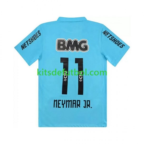 Santos Neymar JR 11 Retro 2011-2012 Hombre Camiseta alternativa Manga Corta