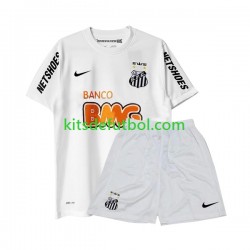 Equipación completa Niño Santos Retro 2011-2012 Camiseta de local Manga Corta