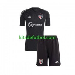 Equipación completa Niño Sao Paulo Portero FC Camiseta de local 2023-2024 Manga Corta