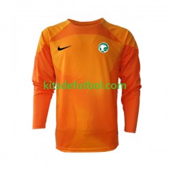 Arabia Saudita Portero World Cup 2022 Hombre Camiseta de visitante Manga Larga