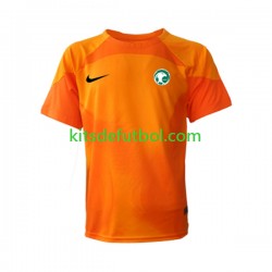 Arabia Saudita Portero World Cup 2022 Hombre Camiseta de visitante Manga Corta