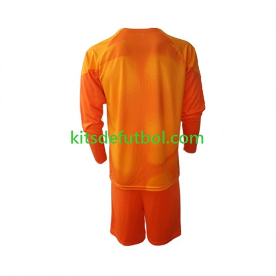 Equipación completa Niño Arabia Saudita Portero World Cup 2022 Camiseta de visitante Manga Larga