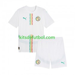 Equipación completa Niño Senegal 2025 Camiseta de local Manga Corta