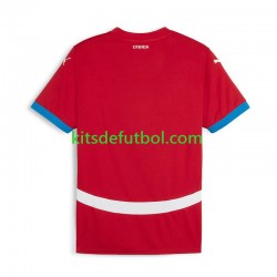 Serbia Euro 2024 Hombre Camiseta Rojo de local Manga Corta