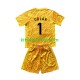Equipación completa Niño Eslovenia Portero Jan Oblak 1 Euro 2024 Camiseta Amarillo de local Manga Corta