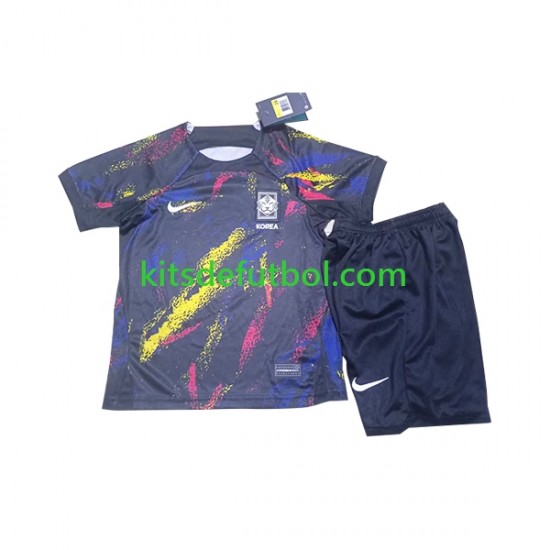 Equipación completa Niño Corea Del Sur World Cup 2022 Camiseta de visitante Manga Corta