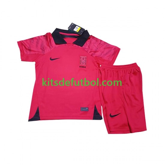 Equipación completa Niño Corea Del Sur World Cup 2022 Camiseta de local Manga Corta
