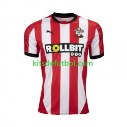 Southampton Hombre Camiseta de local 2024-2025 Manga Corta