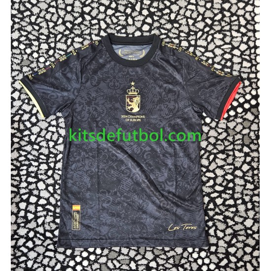 España 2024 Champions Of Europe Hombre Camiseta Manga Corta
