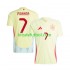 España Alvaro Morata 7 Euro 2024 Hombre Camiseta de visitante Manga Corta