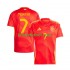 España Alvaro Morata 7 Euro 2024 Hombre Camiseta de local Manga Corta