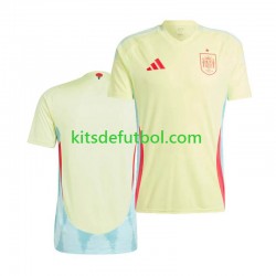 España Euro 2024 Hombre Camiseta de visitante Manga Corta
