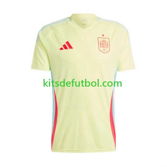 España Euro 2024 Hombre Camiseta de visitante Manga Corta