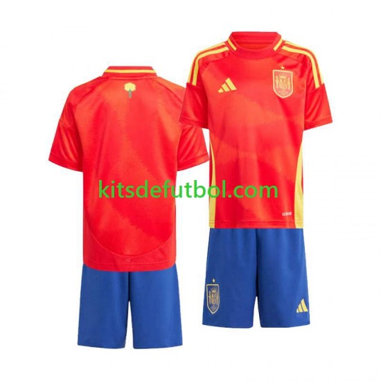 Equipación completa Niño España Euro 2024 Camiseta de local Manga Corta