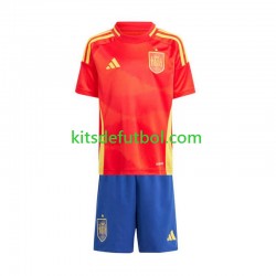 Equipación completa Niño España Euro 2024 Camiseta de local Manga Corta