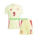 Equipación completa Niño España Gavi 9 Euro 2024 Camiseta de visitante Manga Corta