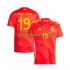 España Lamine Yamal 19 Euro 2024 Hombre Camiseta de local Manga Corta