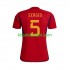 España SERGIO BUSQUETS 5 World Cup 2022 Hombre Camiseta de local Manga Corta