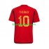 España Thiago 10 World Cup 2022 Hombre Camiseta de local Manga Corta
