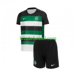 Equipación completa Niño Sporting CP Camiseta de local 2024-2025 Manga Corta