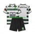 Equipación completa Niño Sporting CP Retro 2001 2003 Camiseta de local Manga Corta
