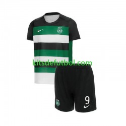 Equipación completa Niño Sporting CP Gyokeres 9 Camiseta de local 2024-2025 Manga Corta