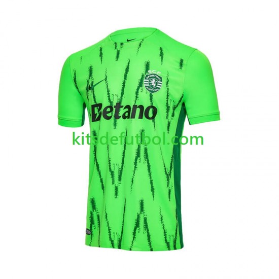 Sporting CP Hombre Camiseta alternativa 2024-2025 Manga Corta