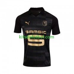 Stade Rennais Hombre Camiseta Negro alternativa 2023-2024 Manga Corta