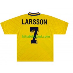 Suecia Henrik Larsson 7 Retro 1994 Hombre Camiseta de local Manga Corta