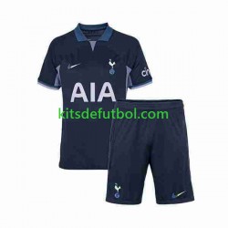 Equipación completa Niño Tottenham Hotspur Camiseta de visitante 2023-2024 Manga Corta