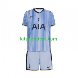 Equipación completa Niño Tottenham Hotspur Camiseta de visitante 2024-2025 Manga Corta