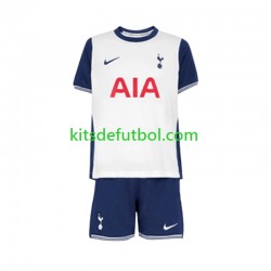 Equipación completa Niño Tottenham Hotspur Camiseta de local 2024-2025 Manga Corta