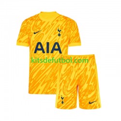 Equipación completa Niño Tottenham Hotspur Portero Camiseta de local 2024-2025 Manga Corta