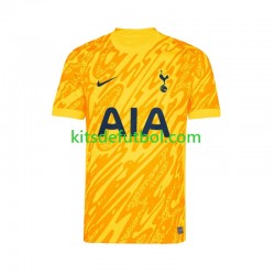 Tottenham Hotspur Portero Hombre Camiseta Amarillo de local 2024-2025 Manga Corta