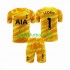 Equipación completa Niño Tottenham Hotspur Portero Hugo Camiseta Naranja de visitante 2023-2024 Manga Corta