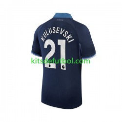 Tottenham Hotspur Kulusevski 21 Hombre Camiseta de visitante 2023-2024 Manga Corta