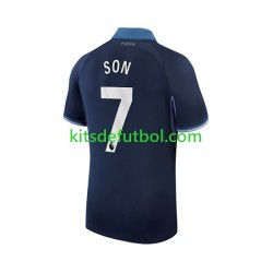 Tottenham Hotspur Son Heung-min 7 Hombre Camiseta de visitante 2023-2024 Manga Corta