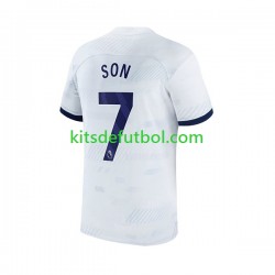 Tottenham Hotspur Son Heung-min 7 Hombre Camiseta de local 2023-2024 Manga Corta