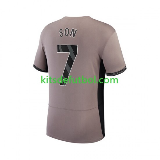 Tottenham Hotspur Son Heung-min 7 Hombre Camiseta alternativa 2023-2024 Manga Corta