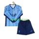 Equipación completa Niño Tottenham Spurs Camiseta de visitante 2024-2025 Manga Larga